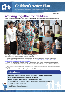 Working together for children