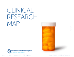 Boston Children`s Hospital Clinical Research Map 1 Mouse over for