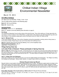 Environmental News March 2015