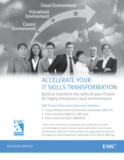 ACCELERATE YOUR IT SKILLS TRANSFORMATION