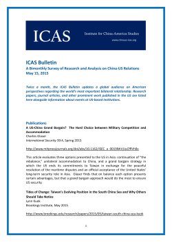 May 15 Bulletin - Institute for China