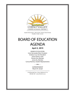 April 2, 2015 - Chino Valley Unified School District