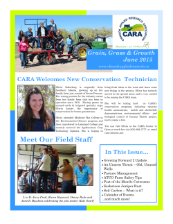 June Edition - Chinook Applied Research Association