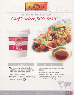Chef Select Soy Sauce