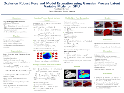 Occlusion Robust Pose and Model Estimation using Gaussian