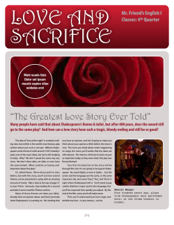 Fourth QuarterâLove and Sacrifice