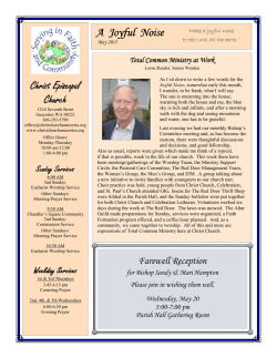 A Joyful Noise - Christ Episcopal Church, Anacortes