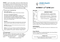 14 June 2015 - Christ Church Moreton