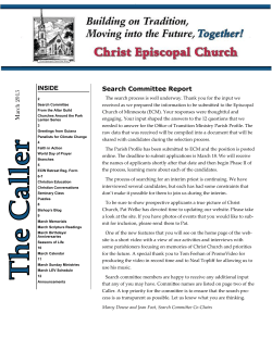 March 2015 - Christ Episcopal Church