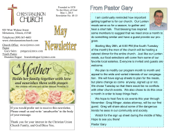 If you would prefer not to receive this newsletter, Please email us