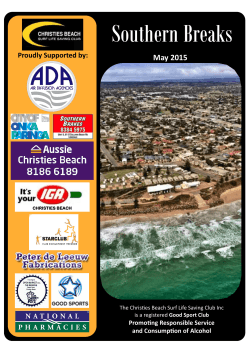 SB MAy 15 - Christies Beach Surf Life Saving Club