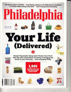 world to your doorstep and reshaping Philly.