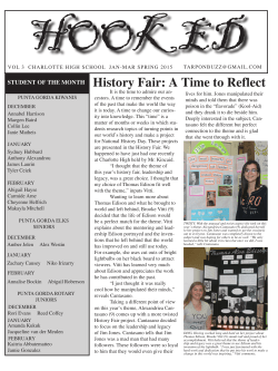 History Fair: A Time to Reflect