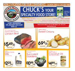 Weekly Specials - Chuck`s Produce