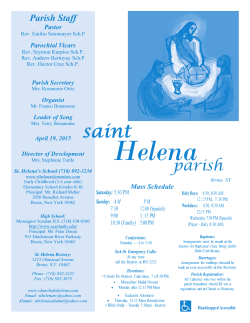April 19, 2015 - Church of St. Helena