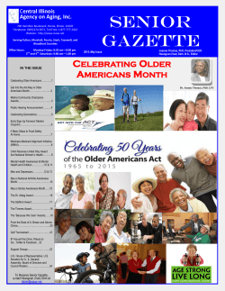 May Senior Gazette - Central Illinois Agency on Aging