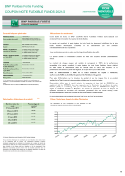 BNP Paribas Fortis Funding COUPON NOTE FLEXIBLE FUNDS