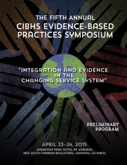 CIBHS Evidence-Based Practices Symposium