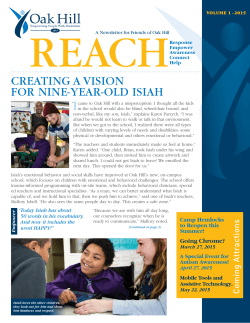 CREATING A VISION FOR NINE-YEAR-OLD ISIAH