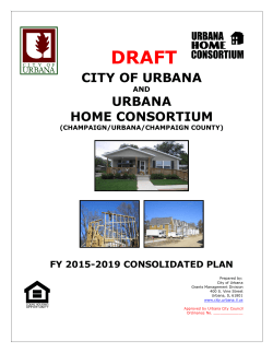Draft 2015-2019 Consolidated Plan