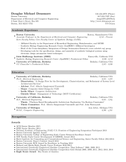 Current CV - CIDAR at Boston University