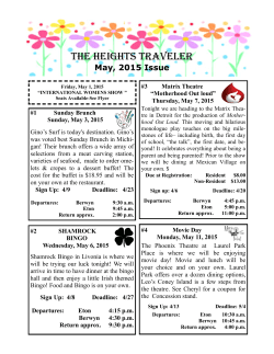 THE HEIgHTS TRAVELER - City of Dearborn Heights