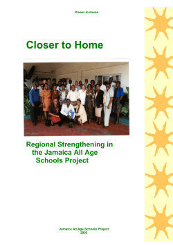 Closer to home: Regional strengthening in the JAASP project
