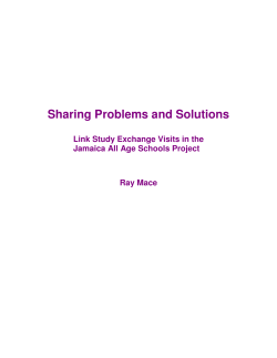 Sharing problems and solutions: Link study exchange visits