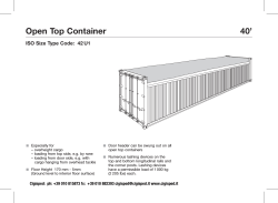 Open Top Container 40`
