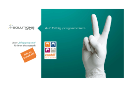 i-SOLUTIONS Health Erfolgsprogramm conhIT 2015