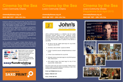 2014 april to aug - Cinema by the Sea