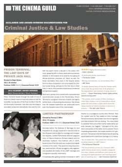 criminal justice and law brochure