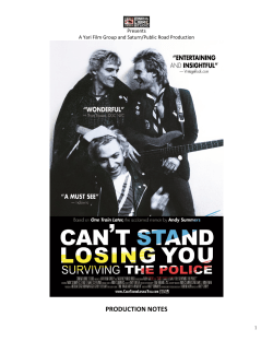 can`t stand losing you
