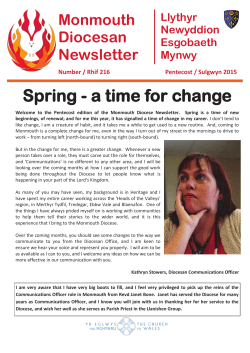 Spring - a time for change