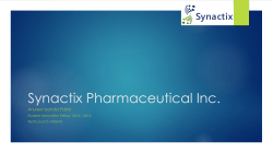 Synactix Pharmaceutical Inc.