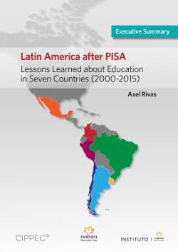Latin America after PISA