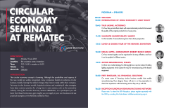 REMATEC Circular Economy Seminar Two Pager