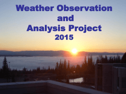 Weather Observation and Analysis Project