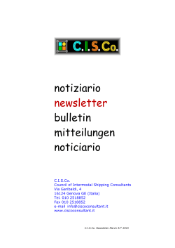 notiziario newsletter bulletin mitteilungen noticiario