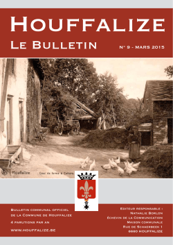Bulletin communal - Mars 2015