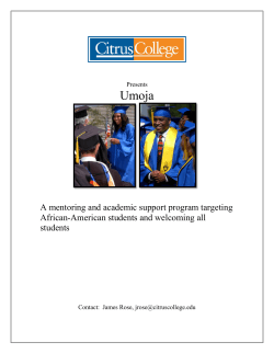 A mentoring and academic support program