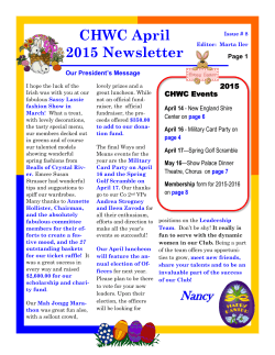 CHWC April 2015 Newsletter - citrushillswomensclub.org