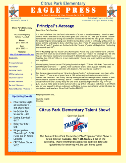 April 2015 - Citrus Park Elementary