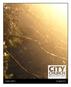 Worship Bulletin - CityChurch Fort Lauderdale