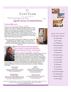 April 2015 Connections - City Club of Buckhead
