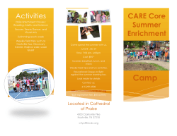 Summer Brochure 2015