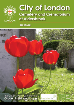 Funeral Brochure - the City of London Corporation