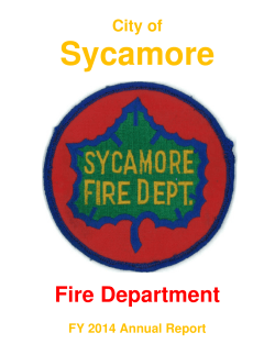 Fire Department - City of Sycamore