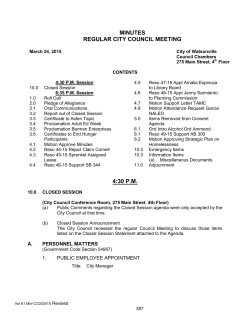 Minutes CC032415 - City of Watsonville