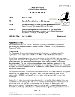 Page 1 of 2 City of Watsonville Public Works and Utilities